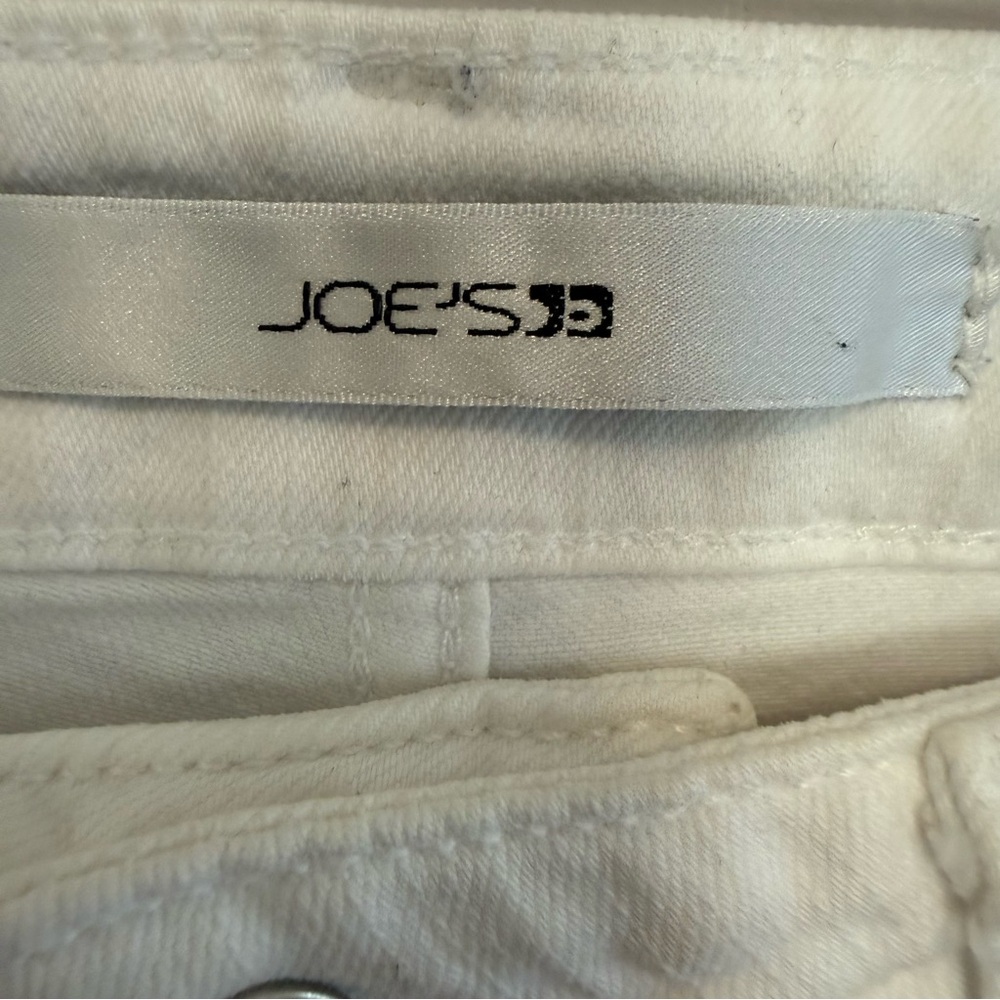 Joe's Jeans Women's Off-White Straight-Leg Jeans - Picture 6 of 16